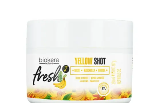 Salerm Cosmetics Biokera Natura Fresh Yellow Shot Mascarilla Reparadora 250ml